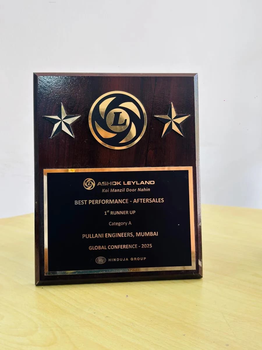 Ashok Leyland Western Region — All India No. 2 Service Performance