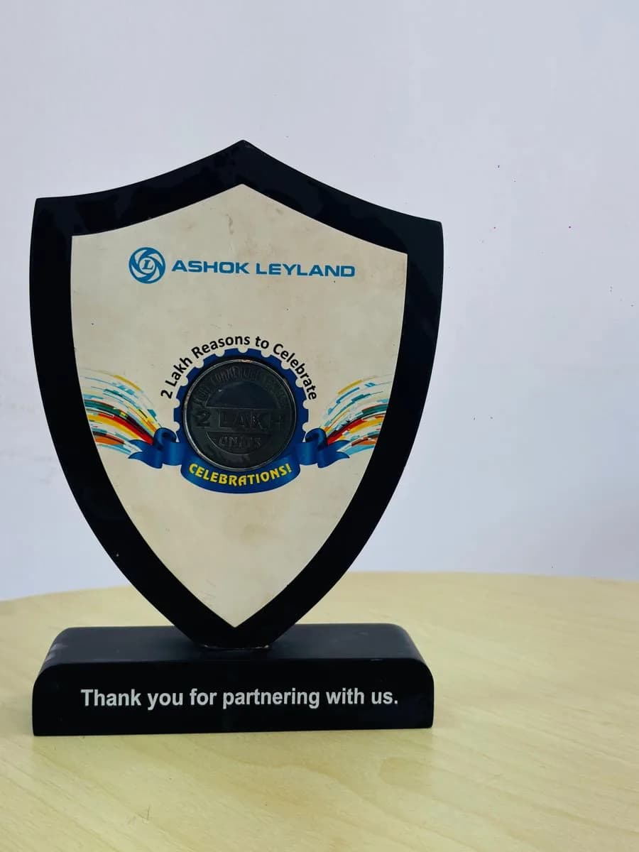 Ashok Leyland — 2 Lakh LCV Units Milestone Award