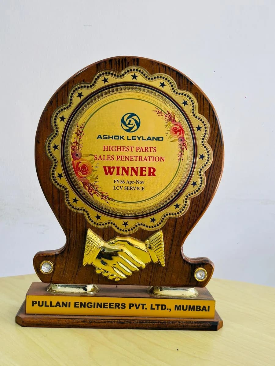 Ashok Leyland LCV Service — Highest Parts Sales Penetration Winner