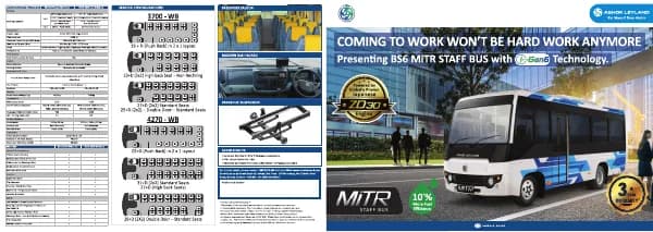 MiTR Staff & Commercial Bus brochure cover